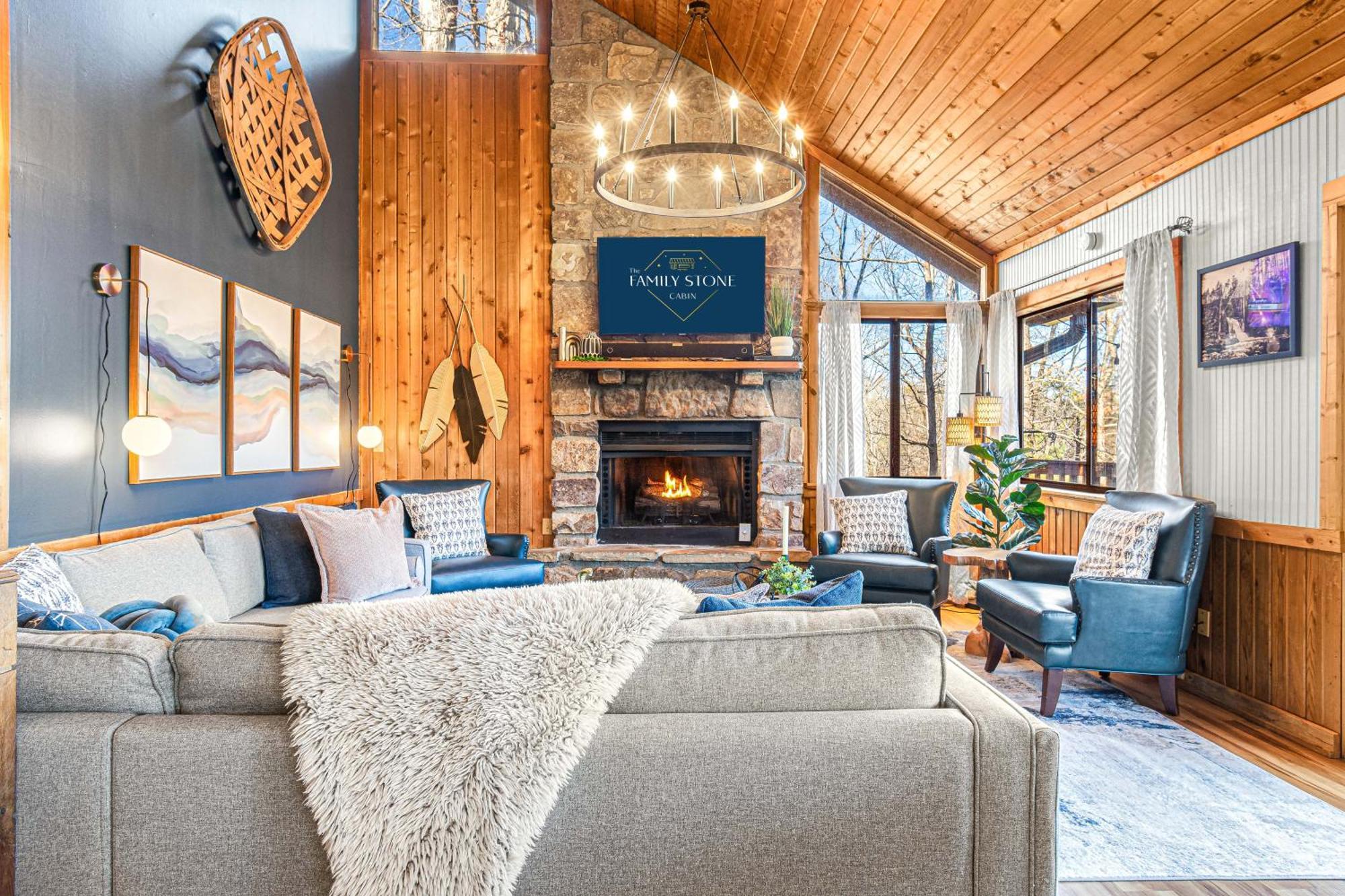The Family Stone Luxe Cabin Sleeps 12 Hot Tub Dogfriendly Dollywood Pigeon Forge Exteriér fotografie