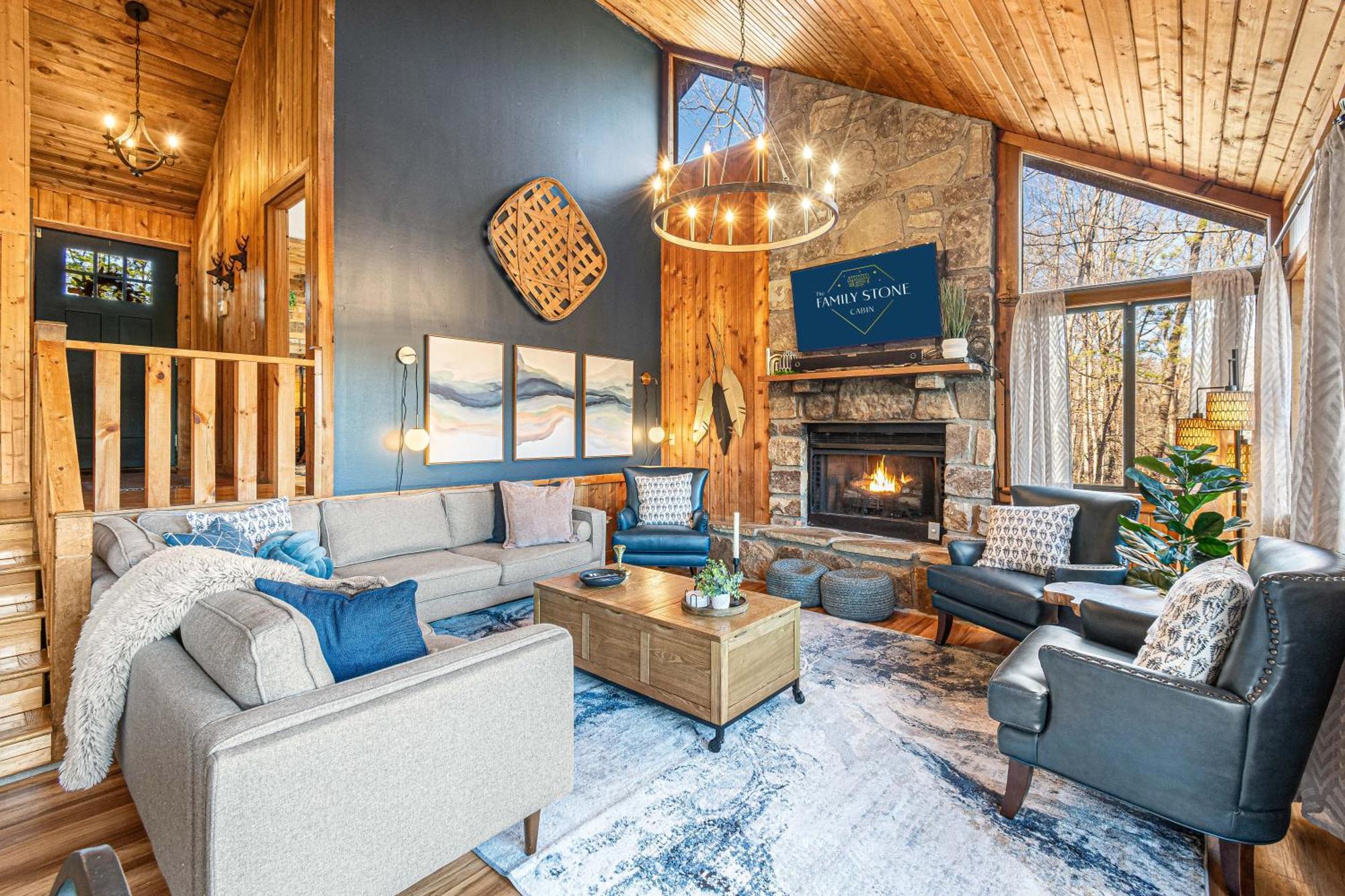 The Family Stone Luxe Cabin Sleeps 12 Hot Tub Dogfriendly Dollywood Pigeon Forge Exteriér fotografie