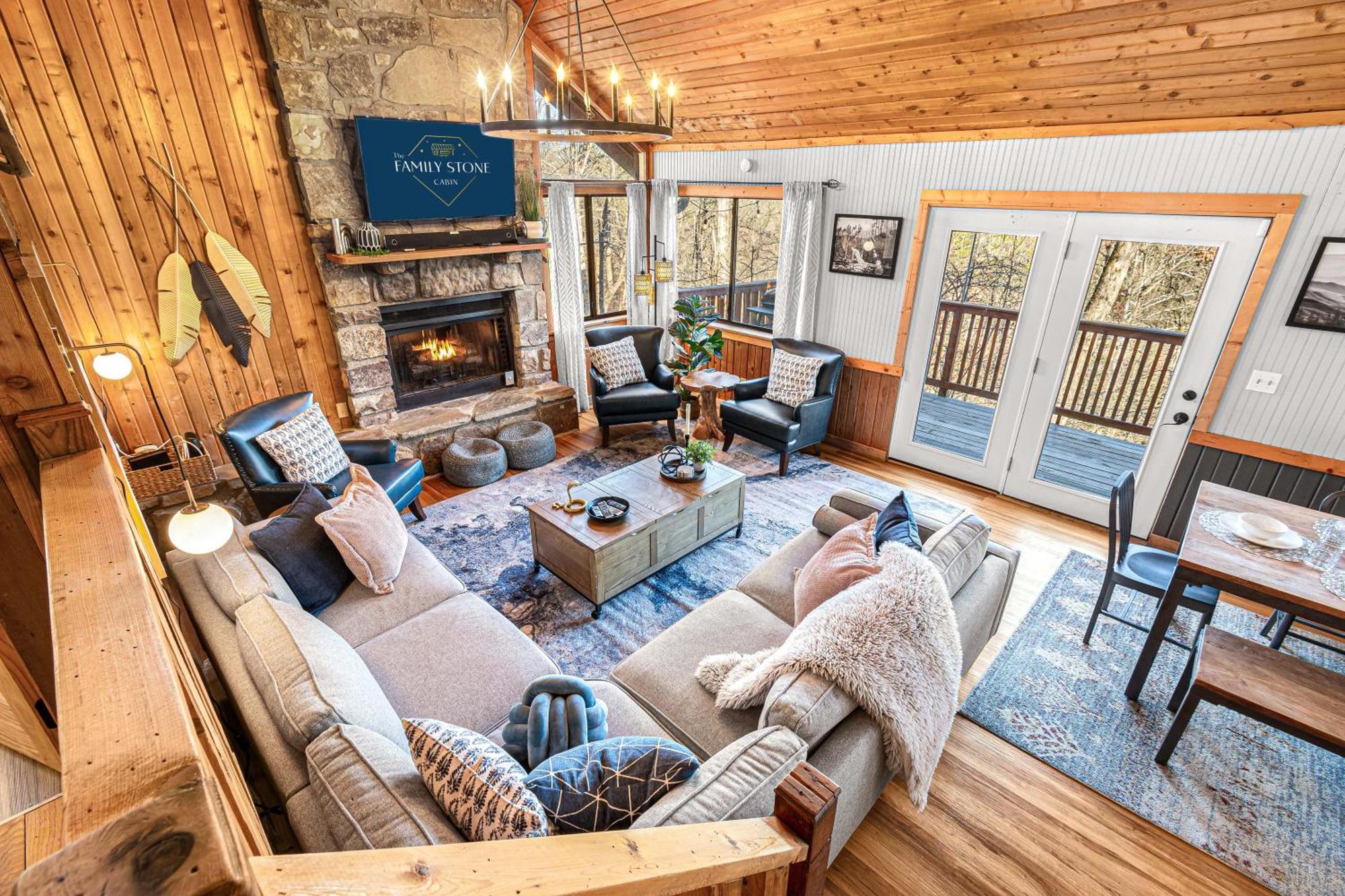 The Family Stone Luxe Cabin Sleeps 12 Hot Tub Dogfriendly Dollywood Pigeon Forge Exteriér fotografie